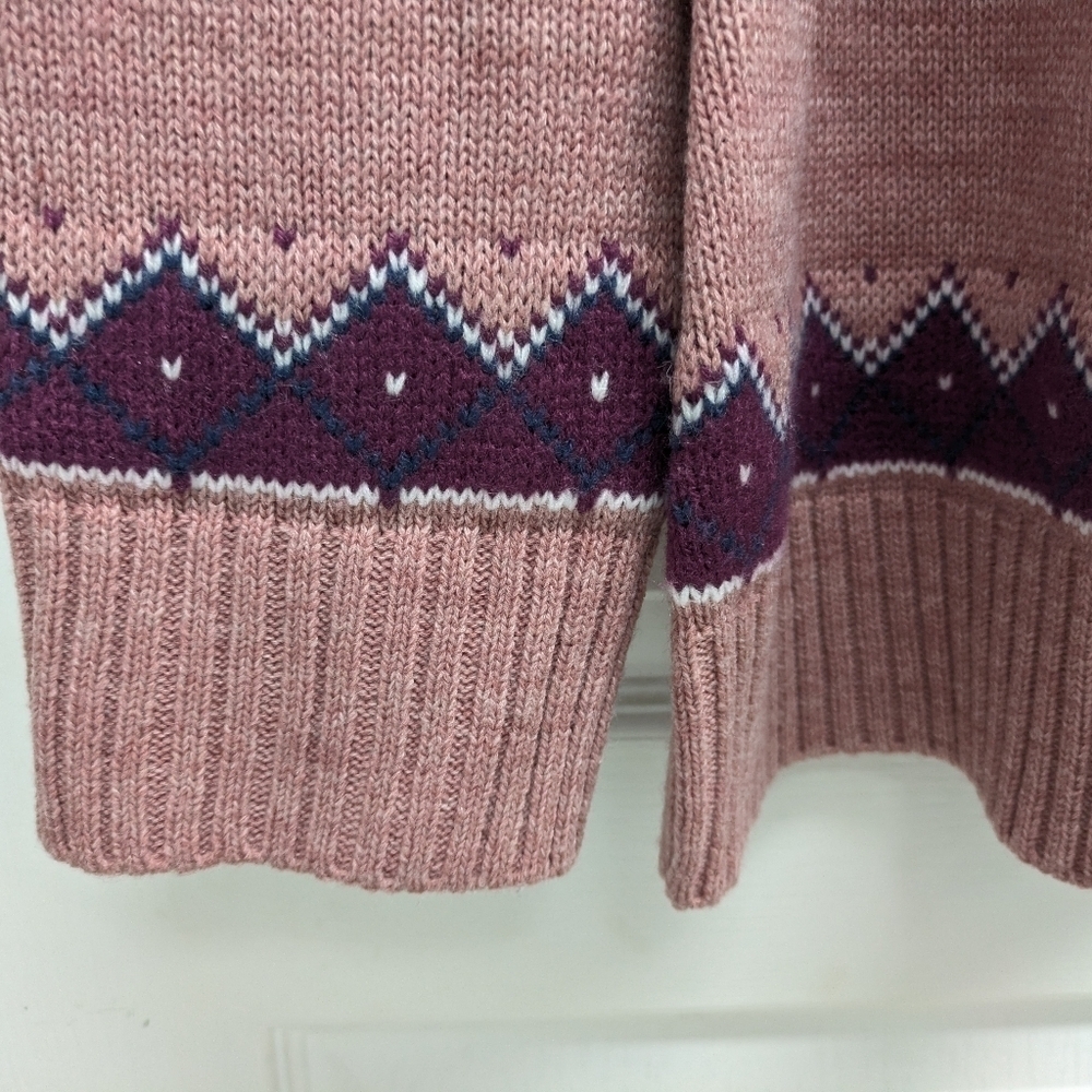Atlas for women plus size pink turtleneck sweater size 20-22 - Picture 5 of 10